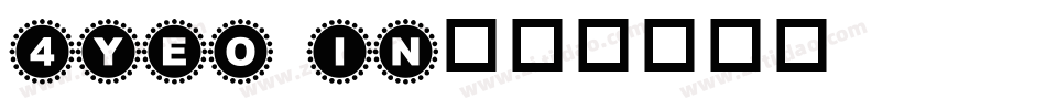 4YEO IN字体转换